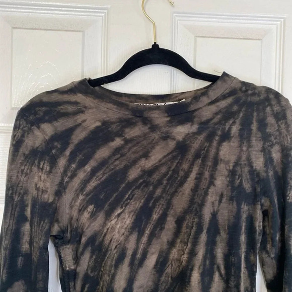 PAM & GELA Tie Dye Twisted Dress Revolve Brown Size Extra Small - Picture 4 of 8